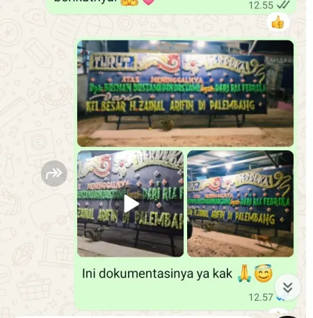 Pengiriman Papan Bunga Duka Tambakmas Kebon Sari