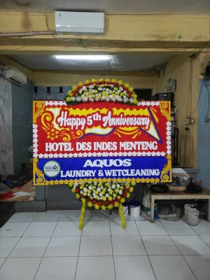Papan Bunga di Tambakmas Kebon Sari