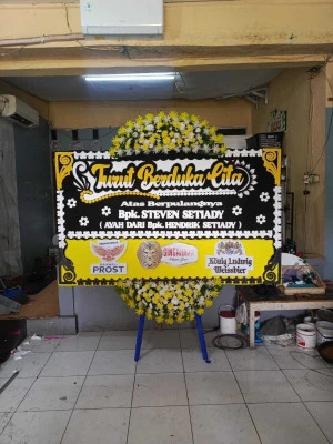 Papan Bunga di Tambakmas Kebon Sari