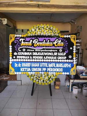 Papan Bunga di Tambakmas Kebon Sari